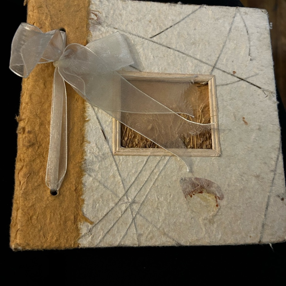 Elegant Cream and Tan Art Book